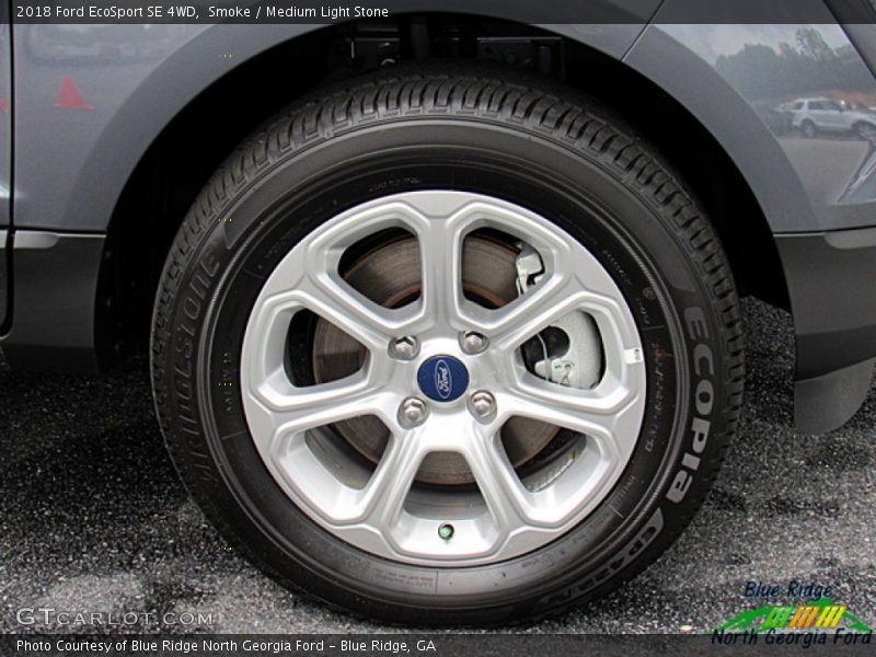 Smoke / Medium Light Stone 2018 Ford EcoSport SE 4WD