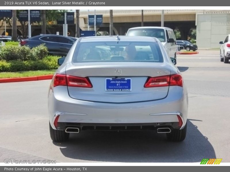 Lunar Silver Metallic / Graystone 2019 Acura TLX V6 Sedan