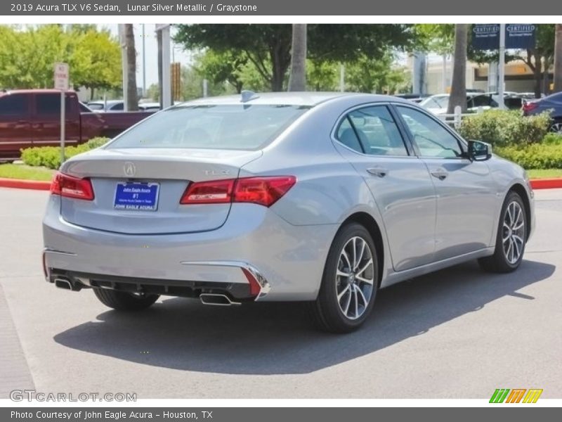 Lunar Silver Metallic / Graystone 2019 Acura TLX V6 Sedan