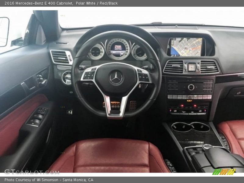 Polar White / Red/Black 2016 Mercedes-Benz E 400 Cabriolet