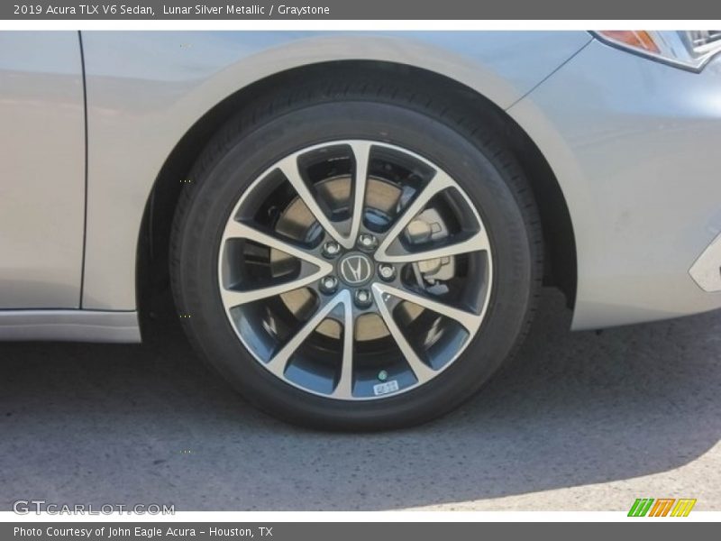 Lunar Silver Metallic / Graystone 2019 Acura TLX V6 Sedan