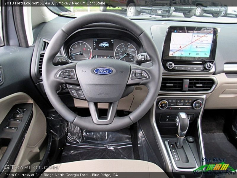 Smoke / Medium Light Stone 2018 Ford EcoSport SE 4WD