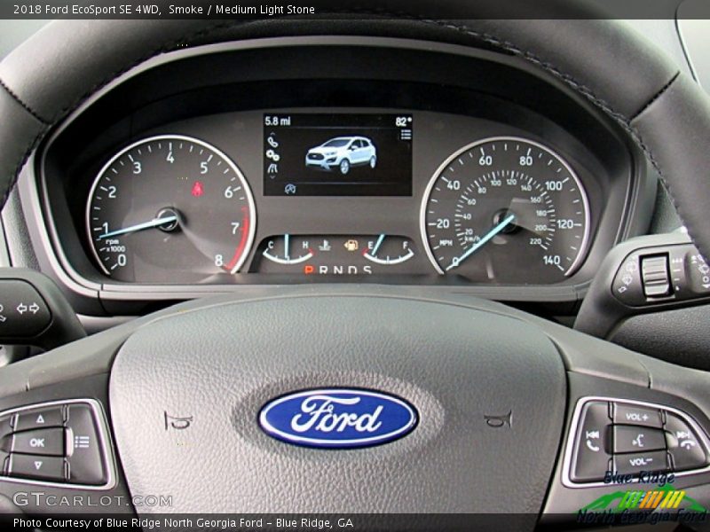 Smoke / Medium Light Stone 2018 Ford EcoSport SE 4WD