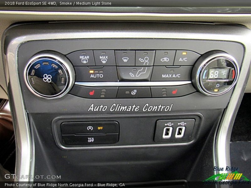 Smoke / Medium Light Stone 2018 Ford EcoSport SE 4WD