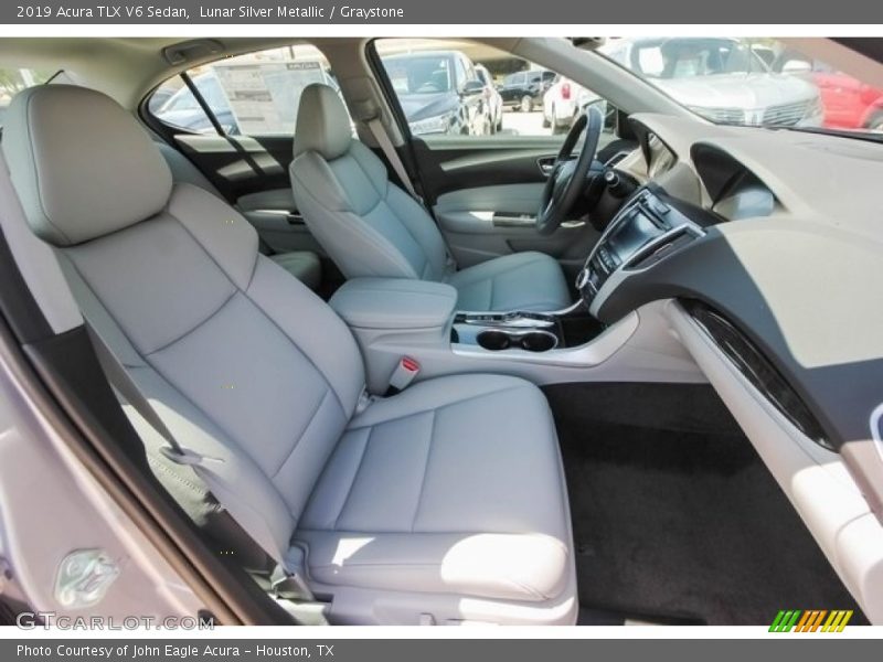 Lunar Silver Metallic / Graystone 2019 Acura TLX V6 Sedan