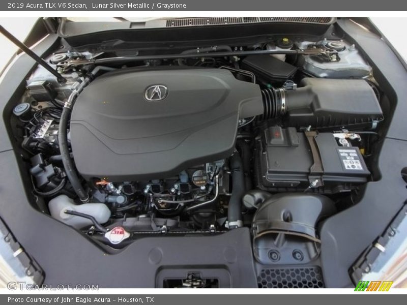 Lunar Silver Metallic / Graystone 2019 Acura TLX V6 Sedan