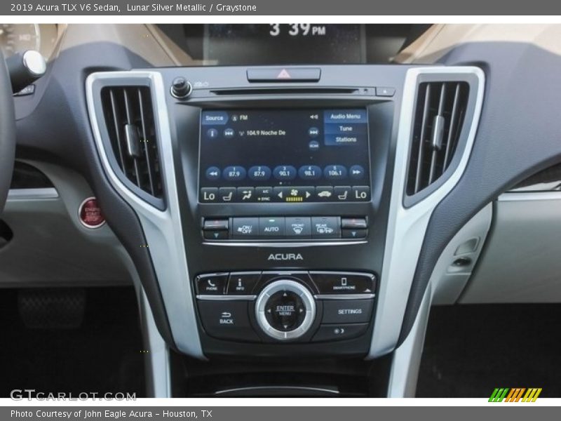 Lunar Silver Metallic / Graystone 2019 Acura TLX V6 Sedan
