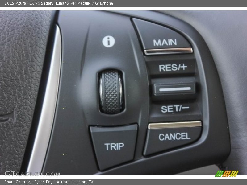 Lunar Silver Metallic / Graystone 2019 Acura TLX V6 Sedan