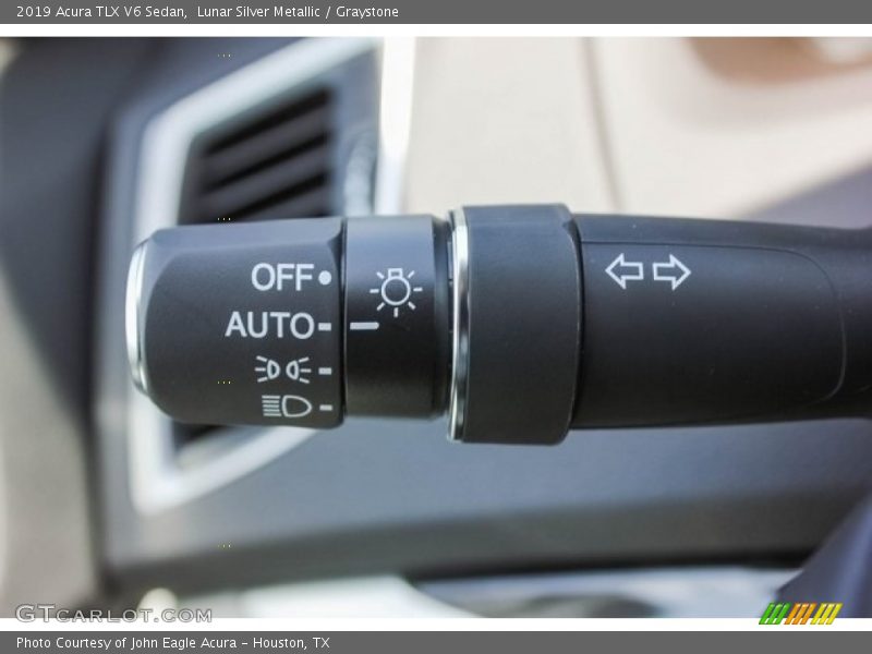 Lunar Silver Metallic / Graystone 2019 Acura TLX V6 Sedan