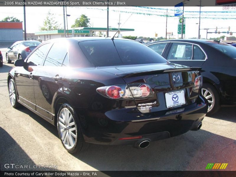 Black Cherry Mica / Black 2006 Mazda MAZDA6 MAZDASPEED6 Sport