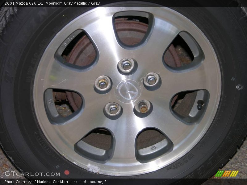Moonlight Gray Metallic / Gray 2001 Mazda 626 LX
