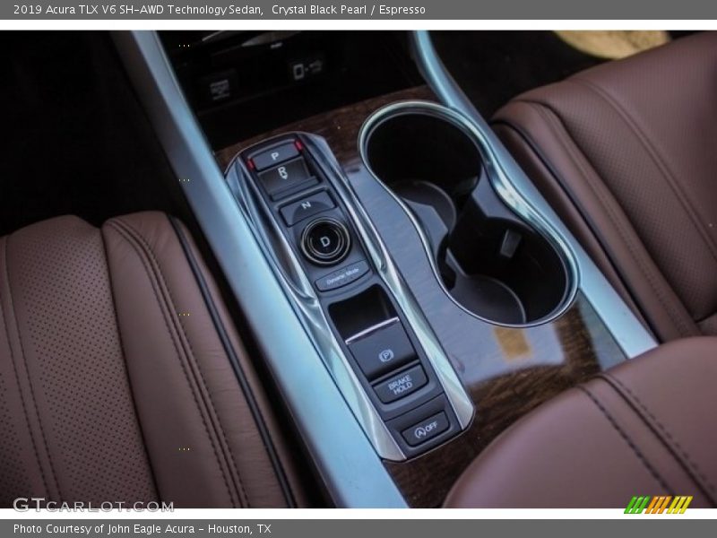 Crystal Black Pearl / Espresso 2019 Acura TLX V6 SH-AWD Technology Sedan