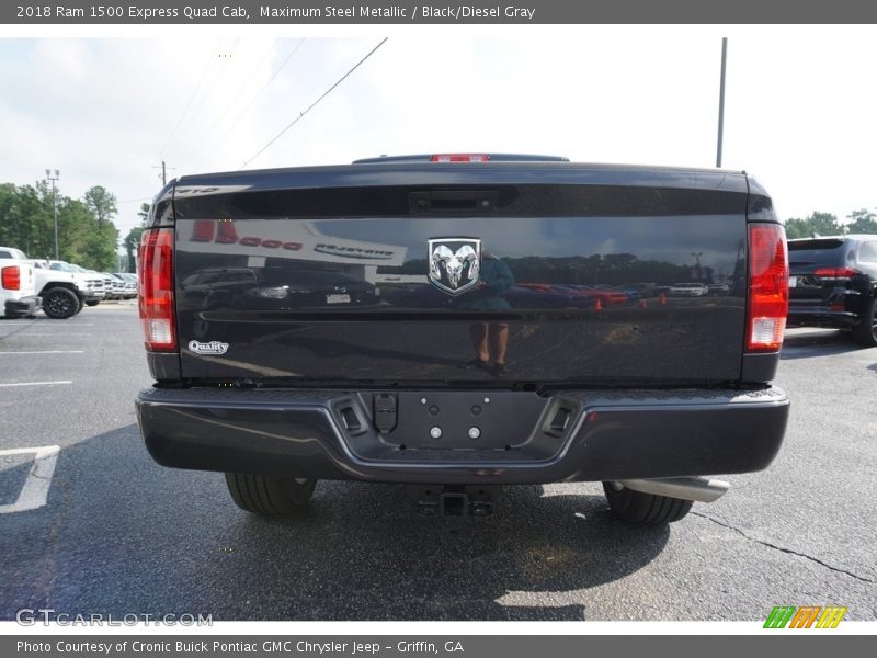 Maximum Steel Metallic / Black/Diesel Gray 2018 Ram 1500 Express Quad Cab