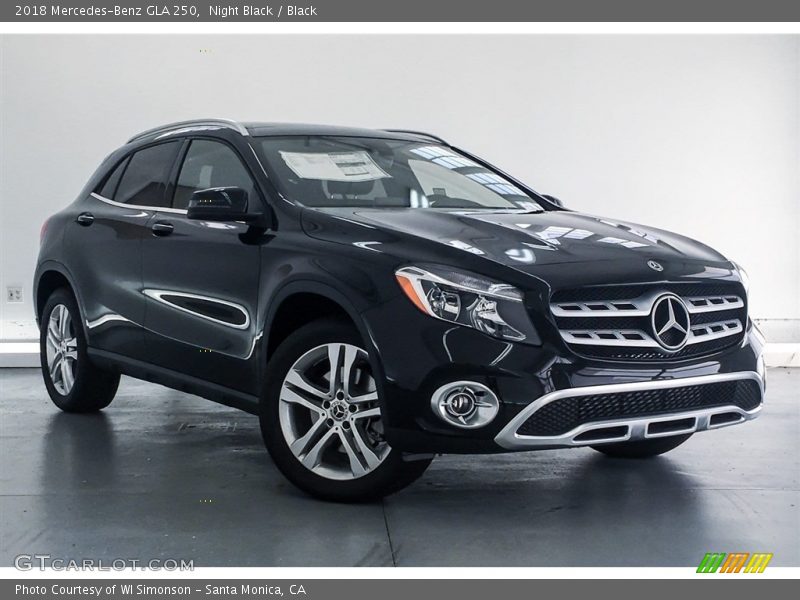 Night Black / Black 2018 Mercedes-Benz GLA 250