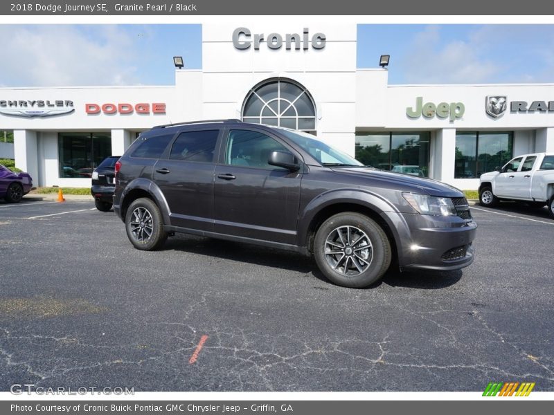 Granite Pearl / Black 2018 Dodge Journey SE