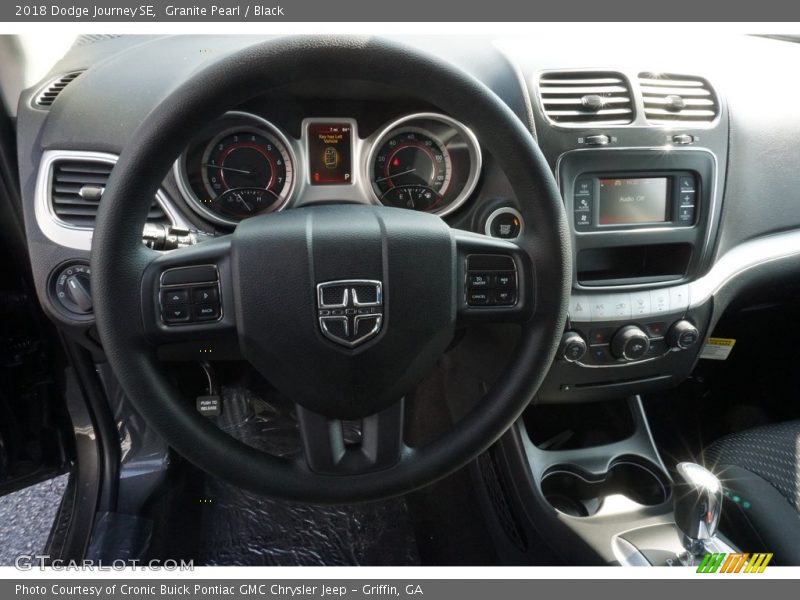 Granite Pearl / Black 2018 Dodge Journey SE