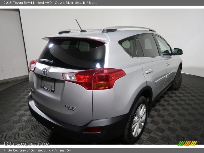Classic Silver Metallic / Black 2015 Toyota RAV4 Limited AWD