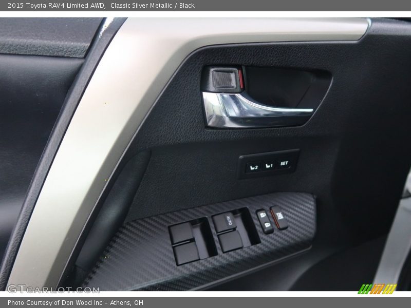 Classic Silver Metallic / Black 2015 Toyota RAV4 Limited AWD