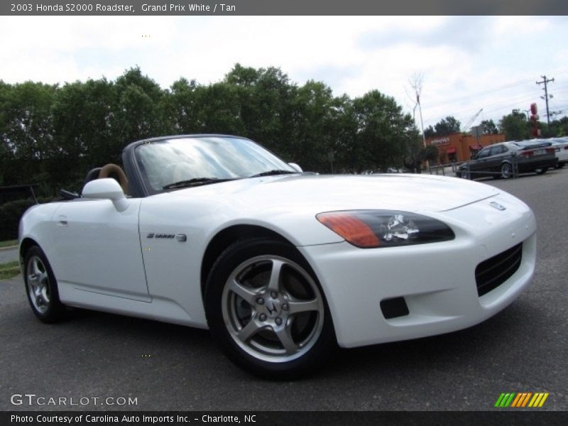 Grand Prix White / Tan 2003 Honda S2000 Roadster
