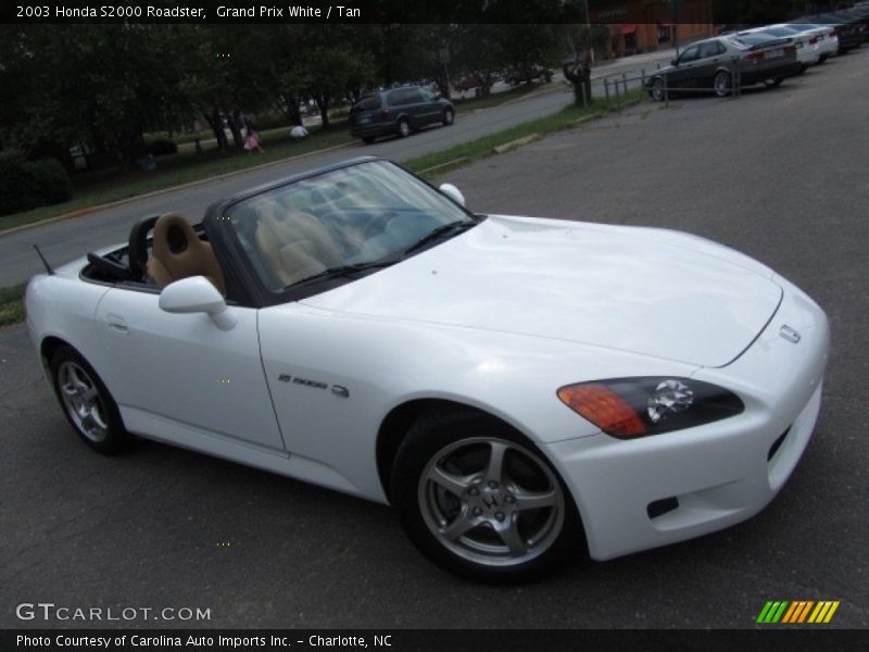 Grand Prix White / Tan 2003 Honda S2000 Roadster