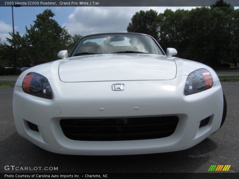 Grand Prix White / Tan 2003 Honda S2000 Roadster