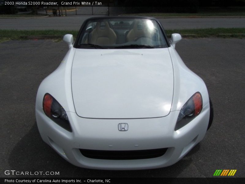 Grand Prix White / Tan 2003 Honda S2000 Roadster