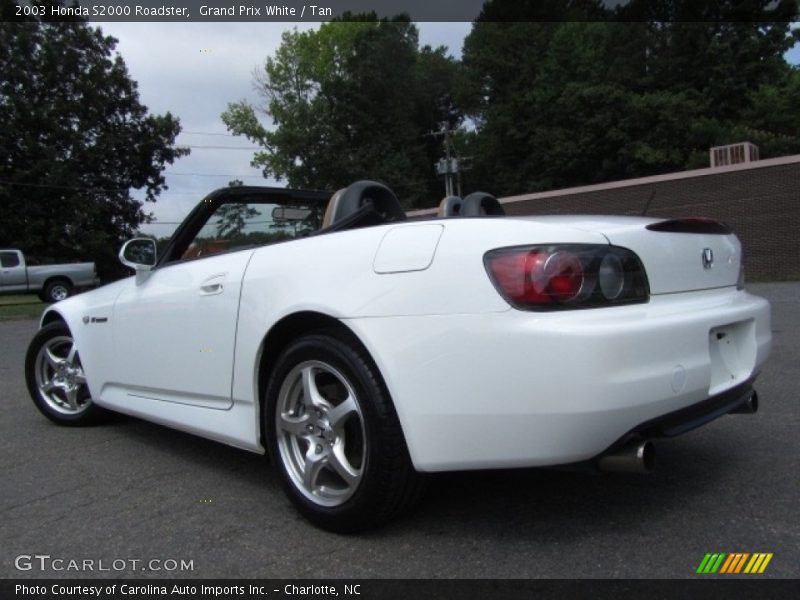 Grand Prix White / Tan 2003 Honda S2000 Roadster