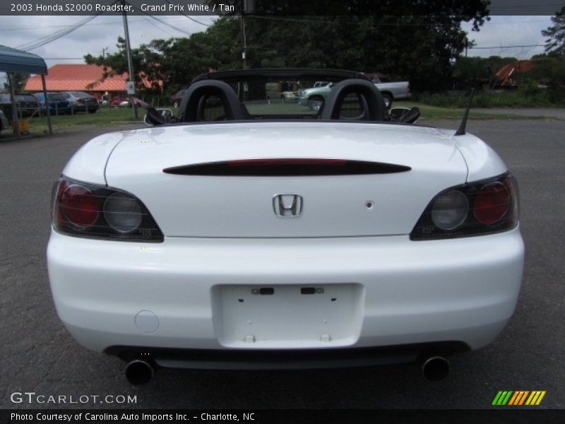 Grand Prix White / Tan 2003 Honda S2000 Roadster
