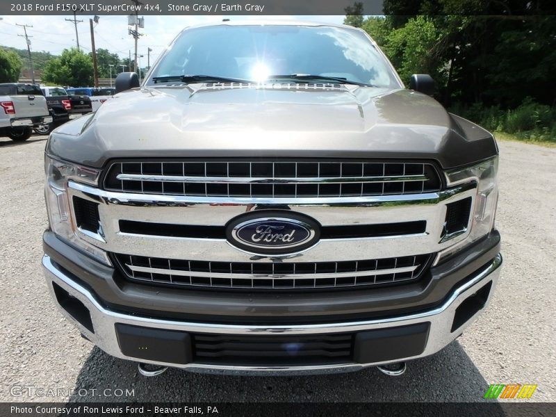 Stone Gray / Earth Gray 2018 Ford F150 XLT SuperCrew 4x4