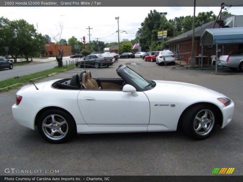 Grand Prix White / Tan 2003 Honda S2000 Roadster