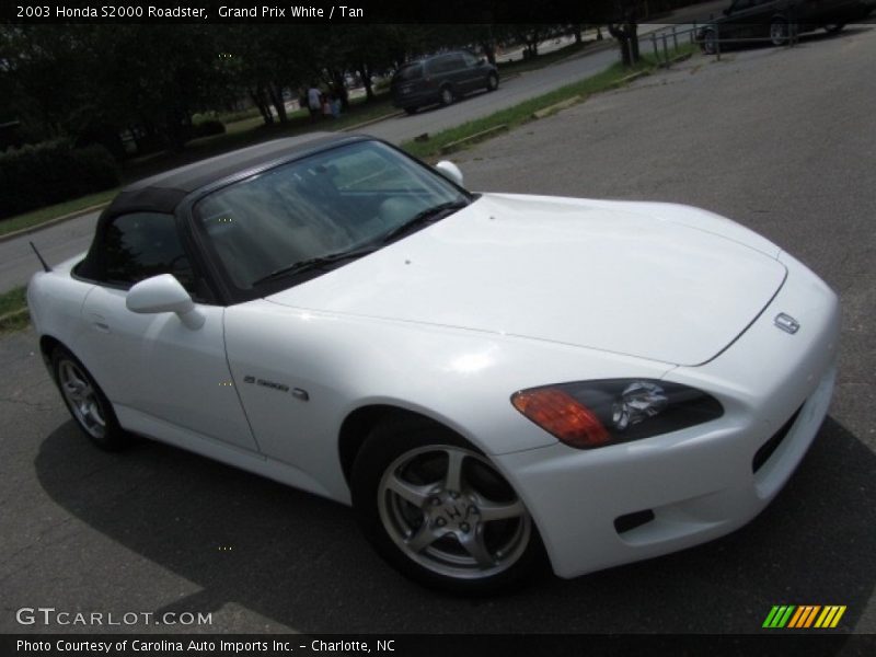 Grand Prix White / Tan 2003 Honda S2000 Roadster