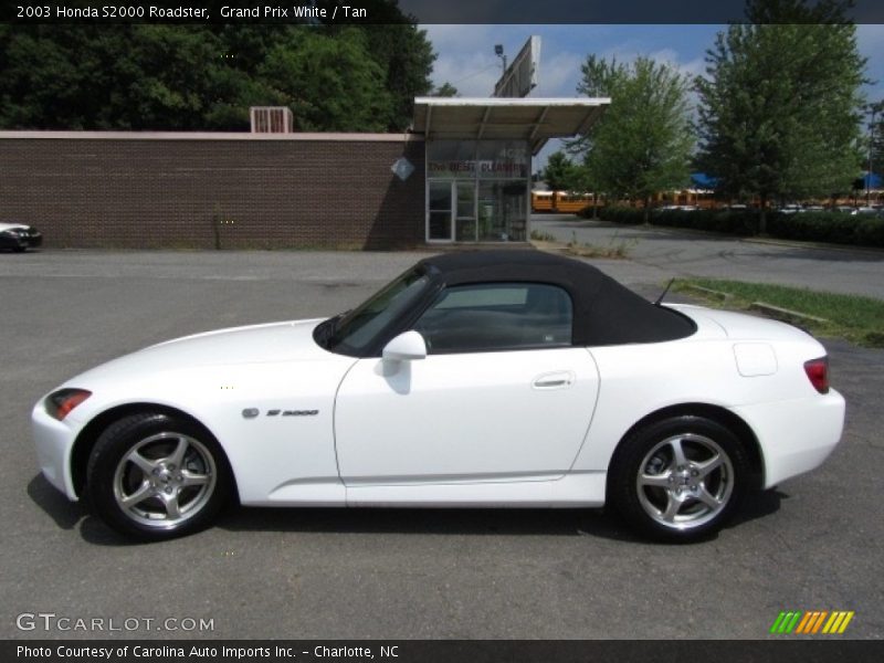 Grand Prix White / Tan 2003 Honda S2000 Roadster