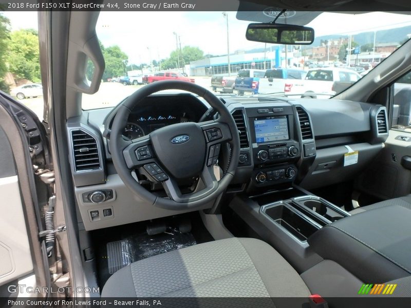 Stone Gray / Earth Gray 2018 Ford F150 XLT SuperCrew 4x4