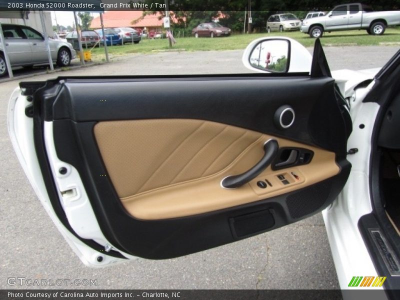 Grand Prix White / Tan 2003 Honda S2000 Roadster
