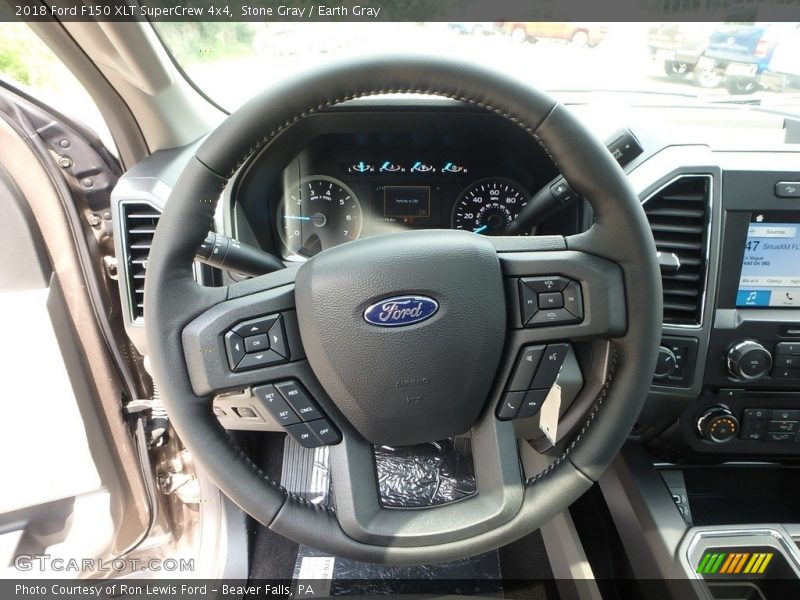 Stone Gray / Earth Gray 2018 Ford F150 XLT SuperCrew 4x4