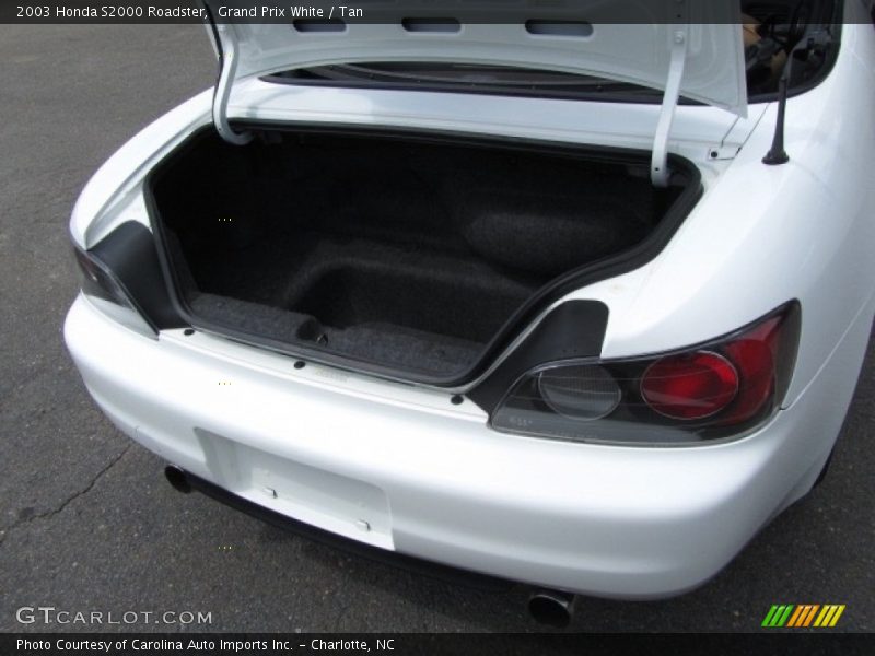 Grand Prix White / Tan 2003 Honda S2000 Roadster