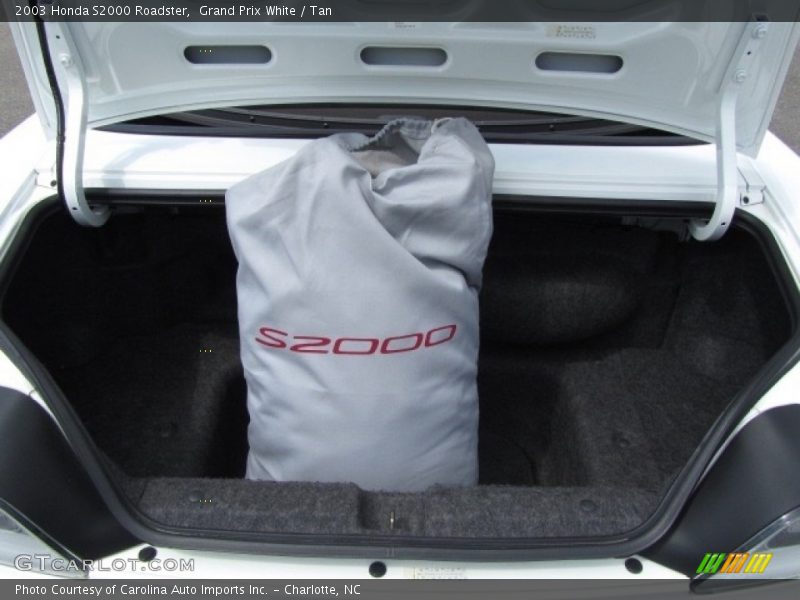 Grand Prix White / Tan 2003 Honda S2000 Roadster