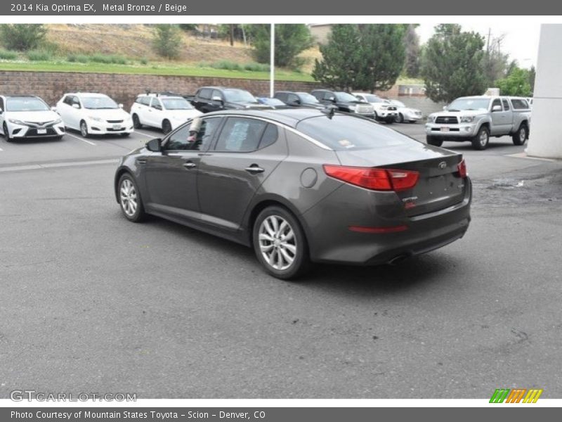 Metal Bronze / Beige 2014 Kia Optima EX