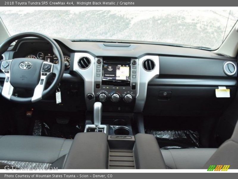Midnight Black Metallic / Graphite 2018 Toyota Tundra SR5 CrewMax 4x4