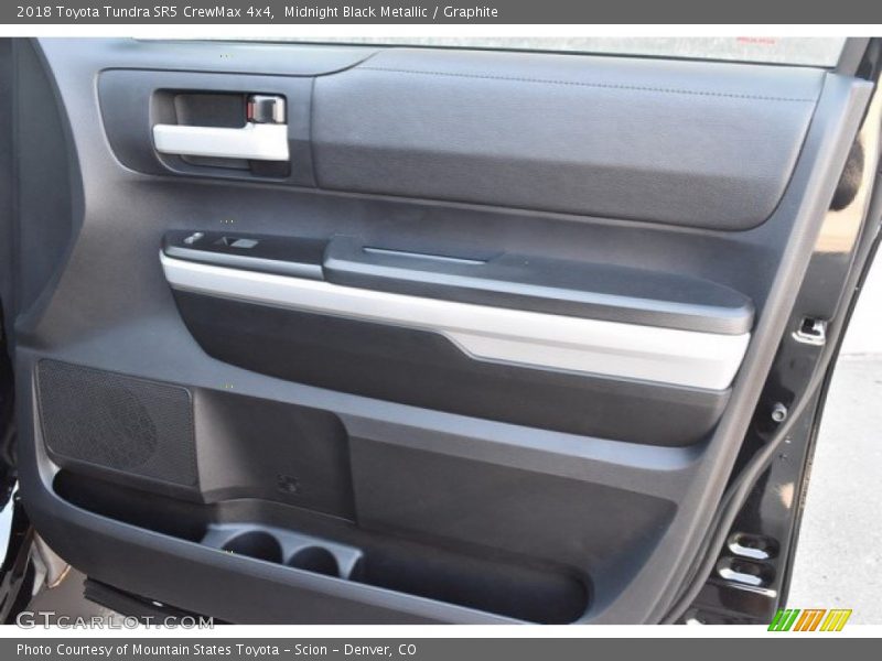 Midnight Black Metallic / Graphite 2018 Toyota Tundra SR5 CrewMax 4x4
