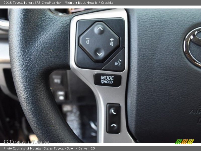 Midnight Black Metallic / Graphite 2018 Toyota Tundra SR5 CrewMax 4x4