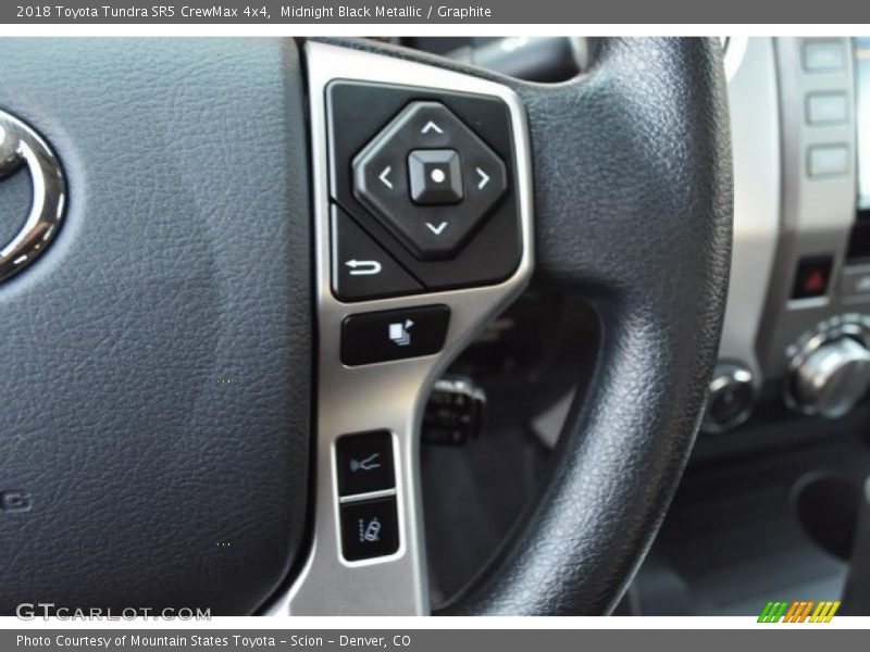 Midnight Black Metallic / Graphite 2018 Toyota Tundra SR5 CrewMax 4x4