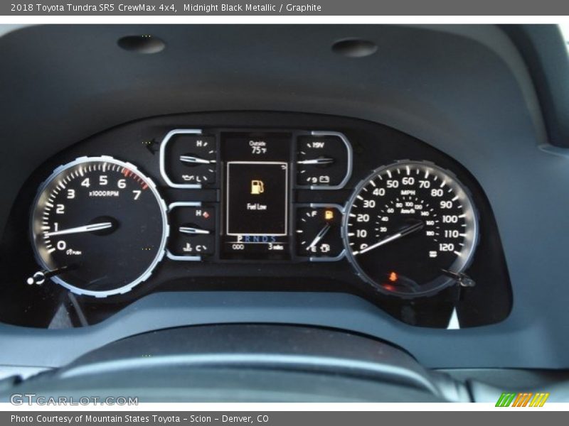 Midnight Black Metallic / Graphite 2018 Toyota Tundra SR5 CrewMax 4x4