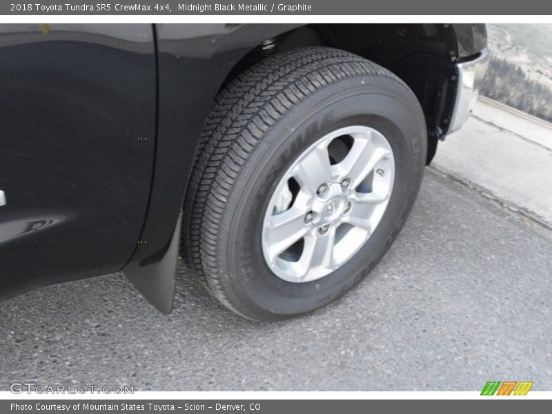 Midnight Black Metallic / Graphite 2018 Toyota Tundra SR5 CrewMax 4x4