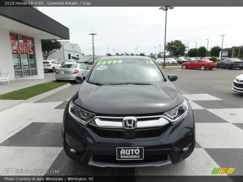 Gunmetal Metallic / Gray 2018 Honda CR-V EX