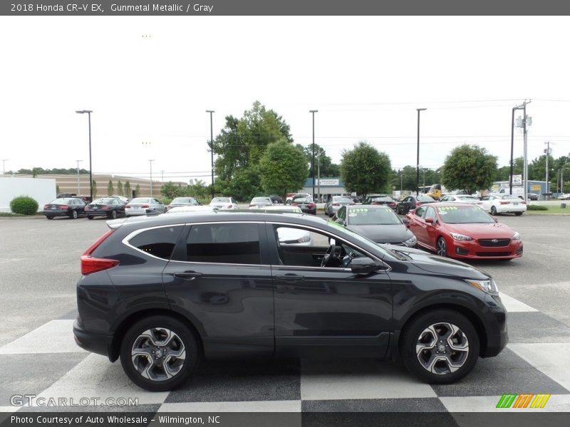 Gunmetal Metallic / Gray 2018 Honda CR-V EX