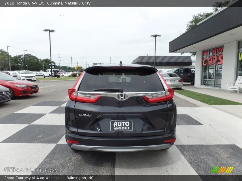 Gunmetal Metallic / Gray 2018 Honda CR-V EX