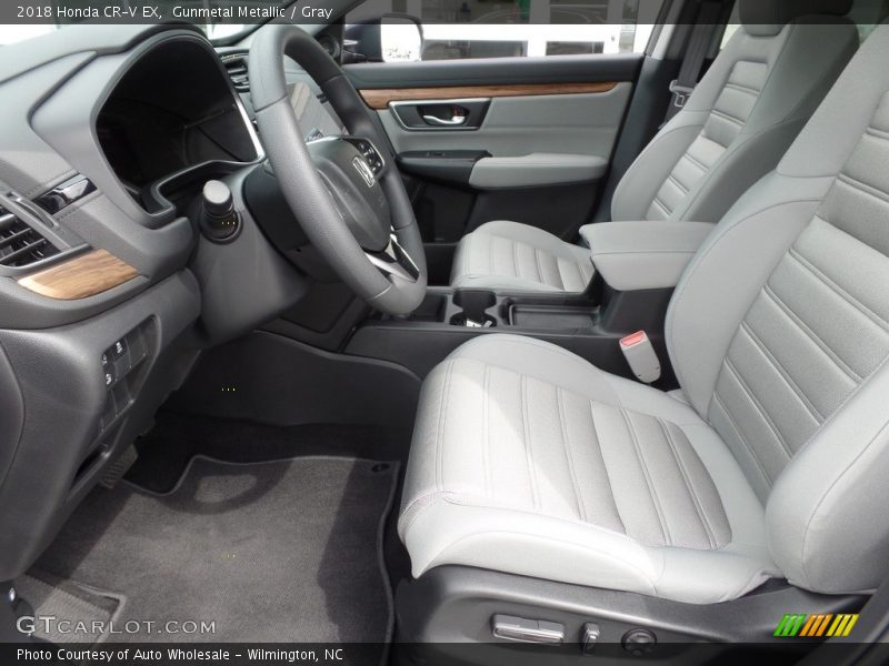 Gunmetal Metallic / Gray 2018 Honda CR-V EX