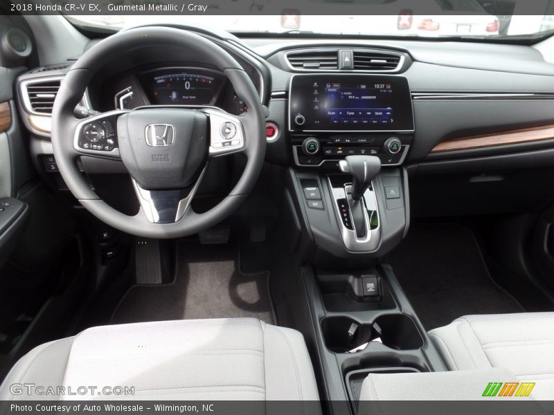 Gunmetal Metallic / Gray 2018 Honda CR-V EX