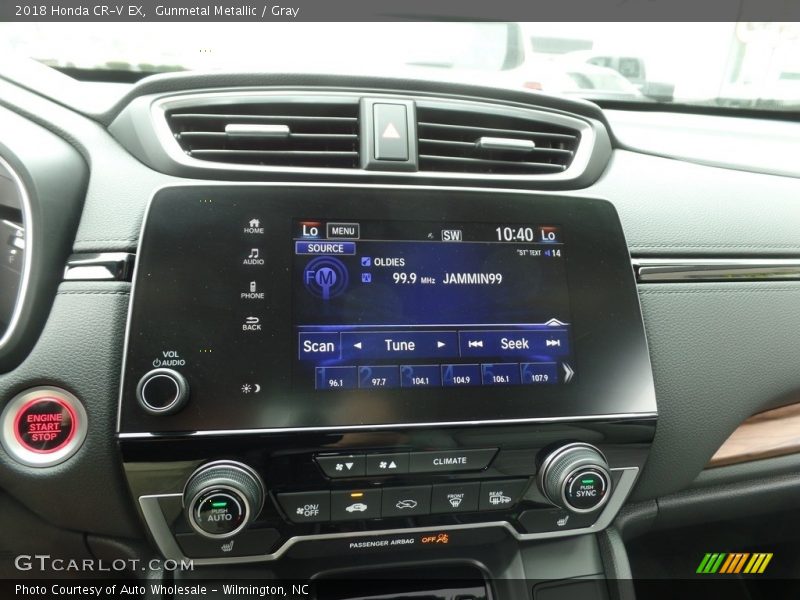 Gunmetal Metallic / Gray 2018 Honda CR-V EX